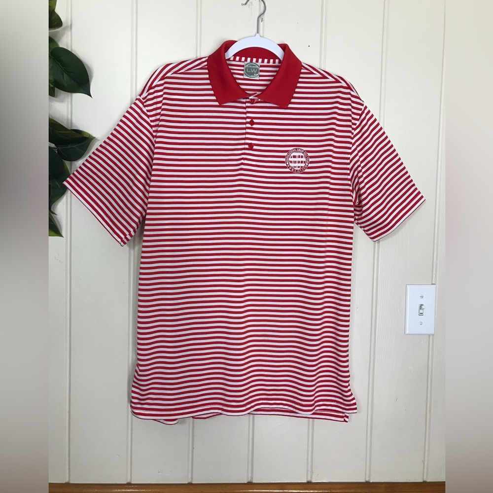 Red Whit Stripe Levelwear Southeastern Junior Golf Tour Polo Shirt
Medium Unisex - Picture 1 of 16
